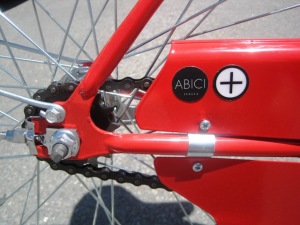 The only place on the bike with an Abici logo.